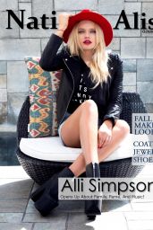Alli Simpson - Nationalist Magazine October 2014 Issue