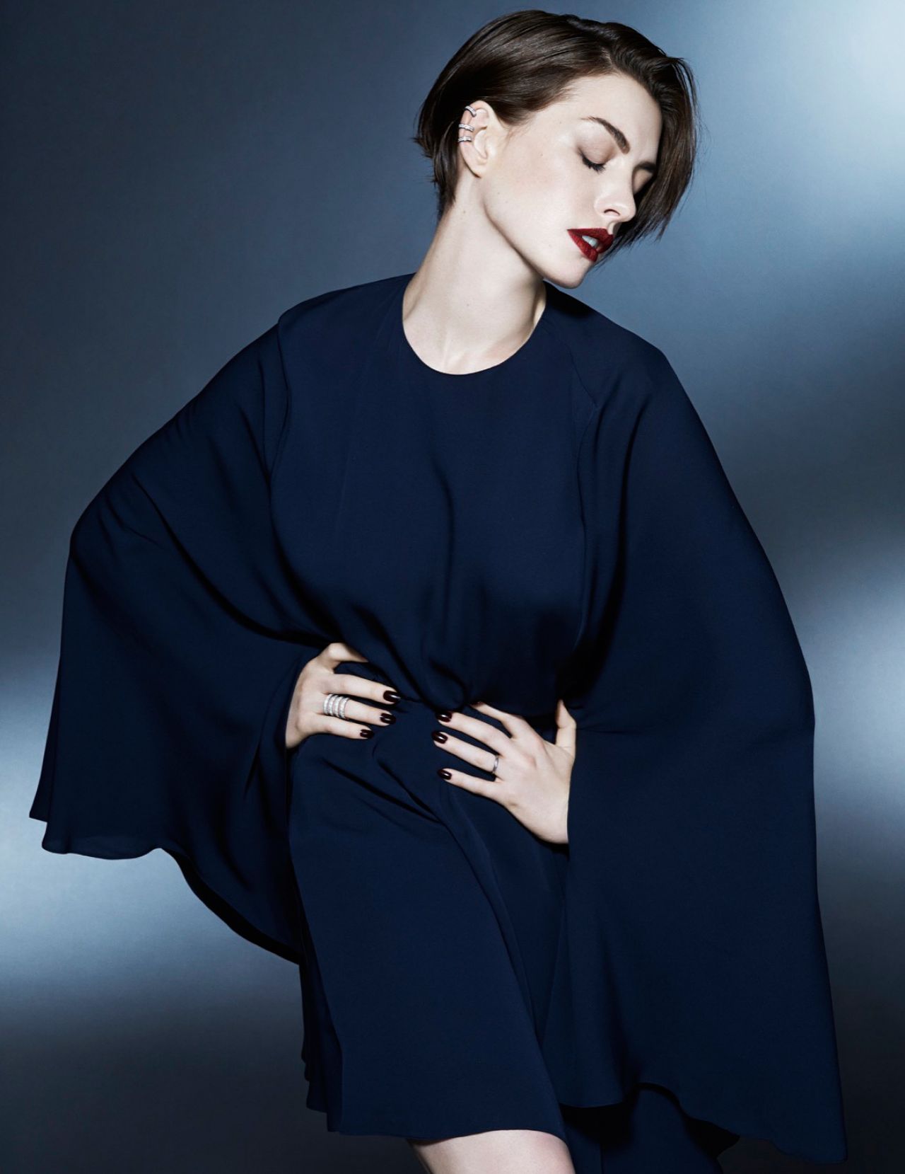 Anne Hathaway - Photoshoot for Elle Magazine (UK) November 2014 Issue