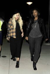 Ashlee Simpson Arriving at a Sam Smith Concert in Los Angeles
