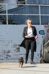 Ashley Benson Spotted Dog Walking in Hollywood, October 2014