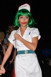 Ashley Madekwe - Leaving a Halloween 2014 Party at Hyde Night Club in West Hollywood