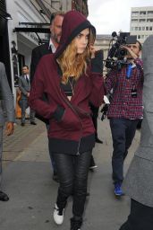 Cara Delevingne Street Style - DKNY Promotion Outside Harrods in London - October 2014