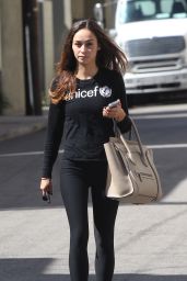 Cara Santana in Tights - Out in Los Angeles, Sept. 2014