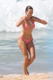 Demi Harman Bikini Candids - at a Beach in Sydney - October 2014