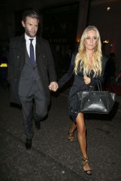 Denise Van Outen Night Out Style - Party Hosted by Jonathan Shalit to Celebrate his OBE