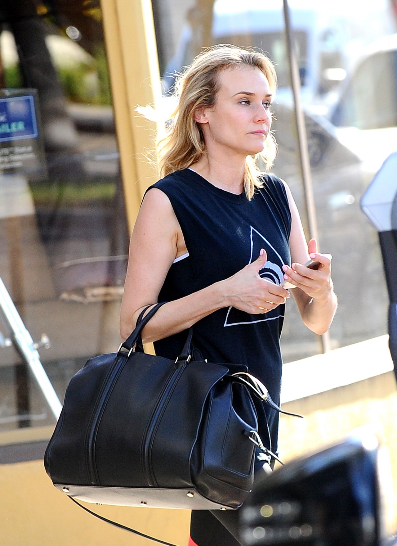 Diane Kruger Leaving the Gym January 24, 2014 – Star Style