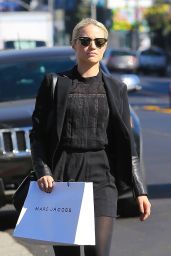 Dianna Agron - Shopping in Beverly Hills - October 2014