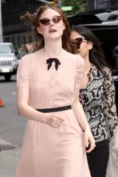 Elle Fanning Arriving to Appear on The Late Show with David Letterman in New York City - Oct. 2014
