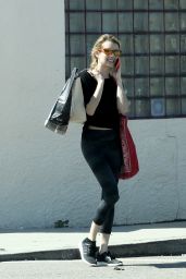 Emma Roberts In Tights - Out Shopping in New Orleans - Sept. 2014