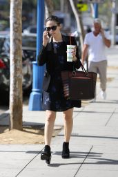 Emmy Rossum Casual Style - Out in Los Angeles, October 2014