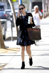 Emmy Rossum Casual Style - Out in Los Angeles, October 2014