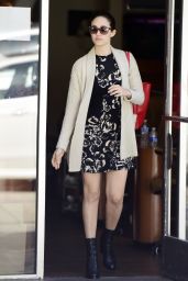 Emmy Rossum Street Style - Out in West Hollywood - October 2014