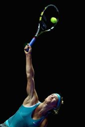 Eugenie Bouchard - 2014 WTA Finals in Singapore (vs Simona Halep)