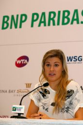 Eugenie Bouchard – BNP Paribas WTA Finals 2014 Singapore Press Conference