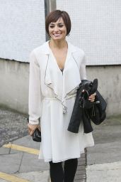 Flavia Cacace - Leaving the London Studios - October 2014
