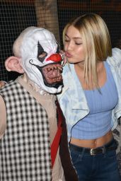 Gigi Hadid at Knotts Scary Farm Celebrity VIP Opening at Knott’s Berry Farm