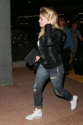 Hilary Duff Street Style - at LAX Airport, October 2014