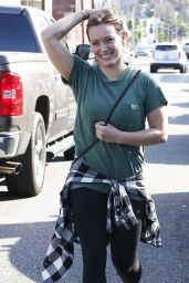 Hilary Duff Street Style - Leaving La Conversation in West Hollywood - October 2014