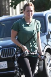 Hilary Duff Street Style - Leaving La Conversation in West Hollywood - October 2014
