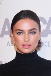 Irina Shayk Booty in Leather Skirt - ASPCA Young Friends Benefit in New York City