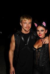Janel Parrish Arrives at the Casamigos 2014 Halloween Party