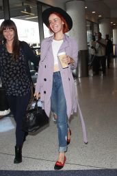 Jena Malone Arriving at LAX Airport in Los Angeles - October 2014