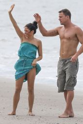 Jenna Dewan-Tatum Candids at a Beach in Savannah - Sept. 2014