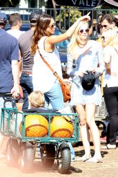 Jessica Alba at the Pumpkin Patch in West Hollywood - October 2014