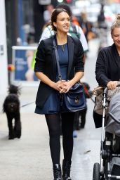 Jessica Alba Street Style 2014 - Out in New York City (September)