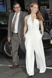 Jessica Chastain Arriving to Appear on 