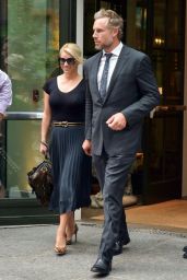 Jessica Simpson and Her Husband - Leaving Her Hotel in New York City - Oct. 2014