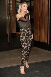 Julianne Hough Style - Leaving the Trump Soho Hotel in New York City - October 2014