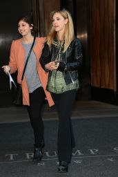Juno Temple Casual Style - Out in New York City - October 2014