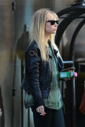 Juno Temple Casual Style - Out in New York City - October 2014