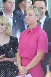 Kaley Cuoco - Honored On The Hollywood Walk Of Fame - October 2014