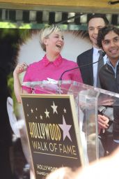 Kaley Cuoco - Honored On The Hollywood Walk Of Fame - October 2014