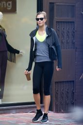 Karlie Kloss at the Gym in New York City - October 2014