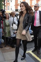 Keira Knightley Casual Style - at BBC Radio 2 in London, October 2014
