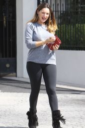 Kelly Brook Booty in Tights - Out in Los Angeles, Oct. 2014