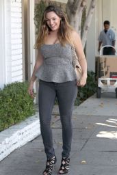 Kelly Brook Street Style - Out in West Hollywood, October 2014