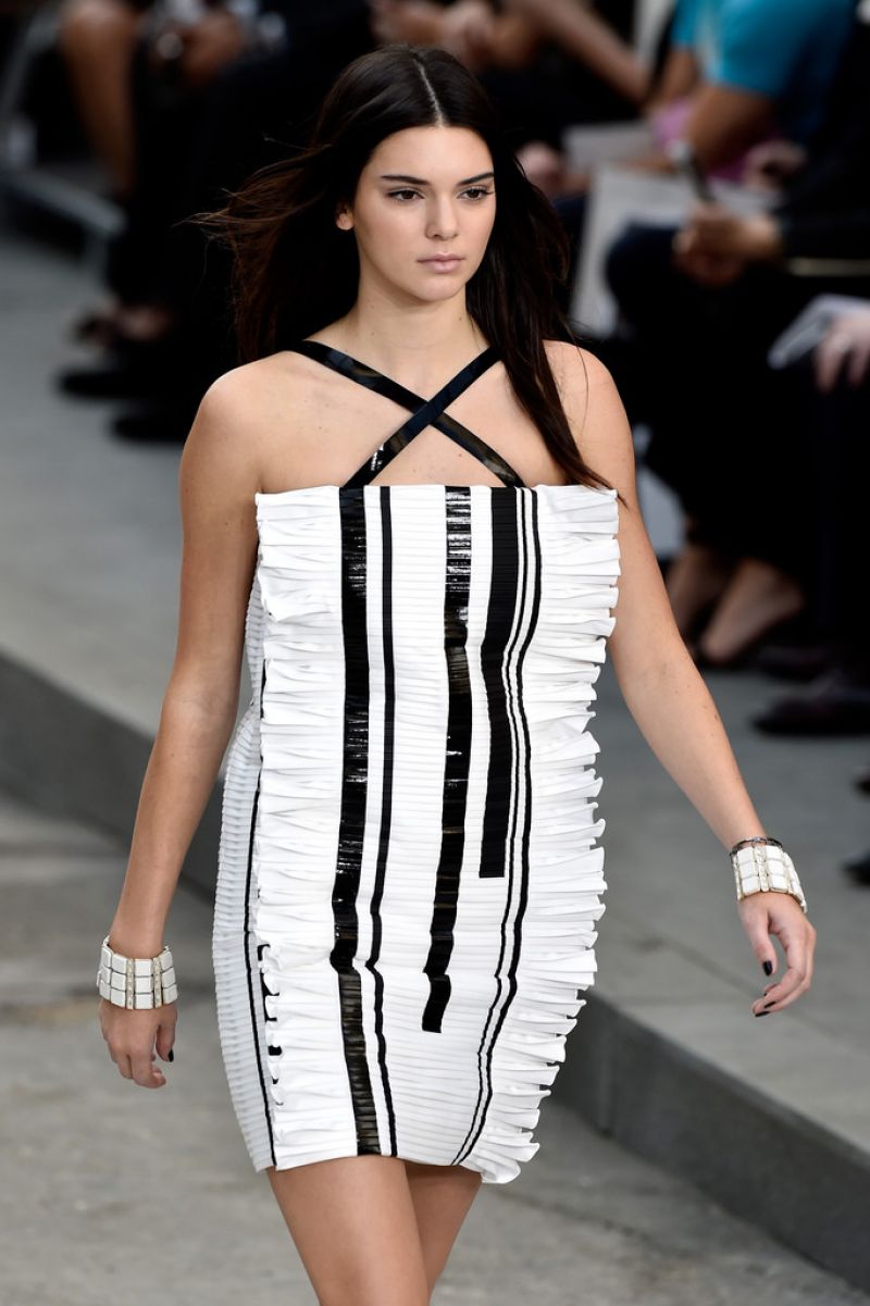 Kendall Jenner - Paris Fashion Week - Chanel Runway Show, Sept. 2014 •  CelebMafia