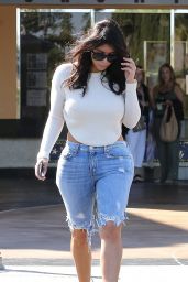 Kim Kardashian Booty in Denim - Leaving a Movie Theater in Calabasas - October 2014