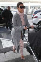 Kim Kardashian - Heading to Charles de Gaulle Airport in Paris - October 2014