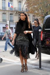 Kim Kardashian Shopping in Paris - September 2014