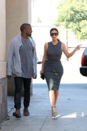 Kim Kardashian Style - Out Shopping in Los Angeles, October 2014