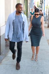 Kim Kardashian Style - Out Shopping in Los Angeles, October 2014