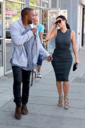 Kim Kardashian Style - Out Shopping in Los Angeles, October 2014