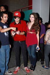 Kira Kosarin Casual Style - Outside the Roxy Theatre in West Hollywood - October 2014