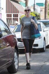 Kirsten Dunst in Leggings - Out in Los Angeles - October 2014