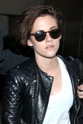 Kristen Stewart - Back at LAX Airport, Oct. 2014